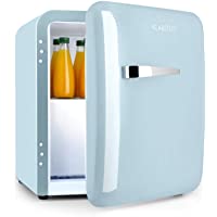 Klarstein Audrey Mini 2in1 - Mini nevera- Frigorífico pequeño- Eficiencia energética A+- Tirador cromado- Estilo…